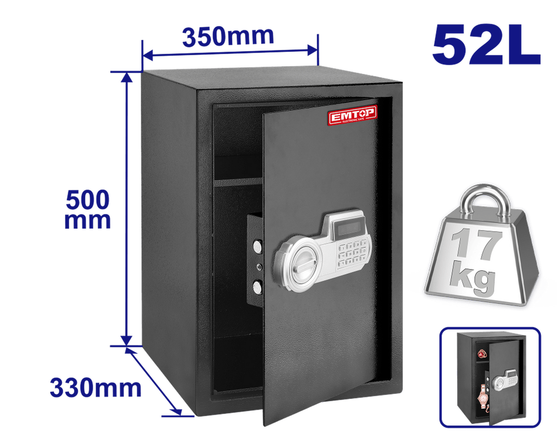 Caja fuerte digital de alta seguridad - EMTOP MEXICO