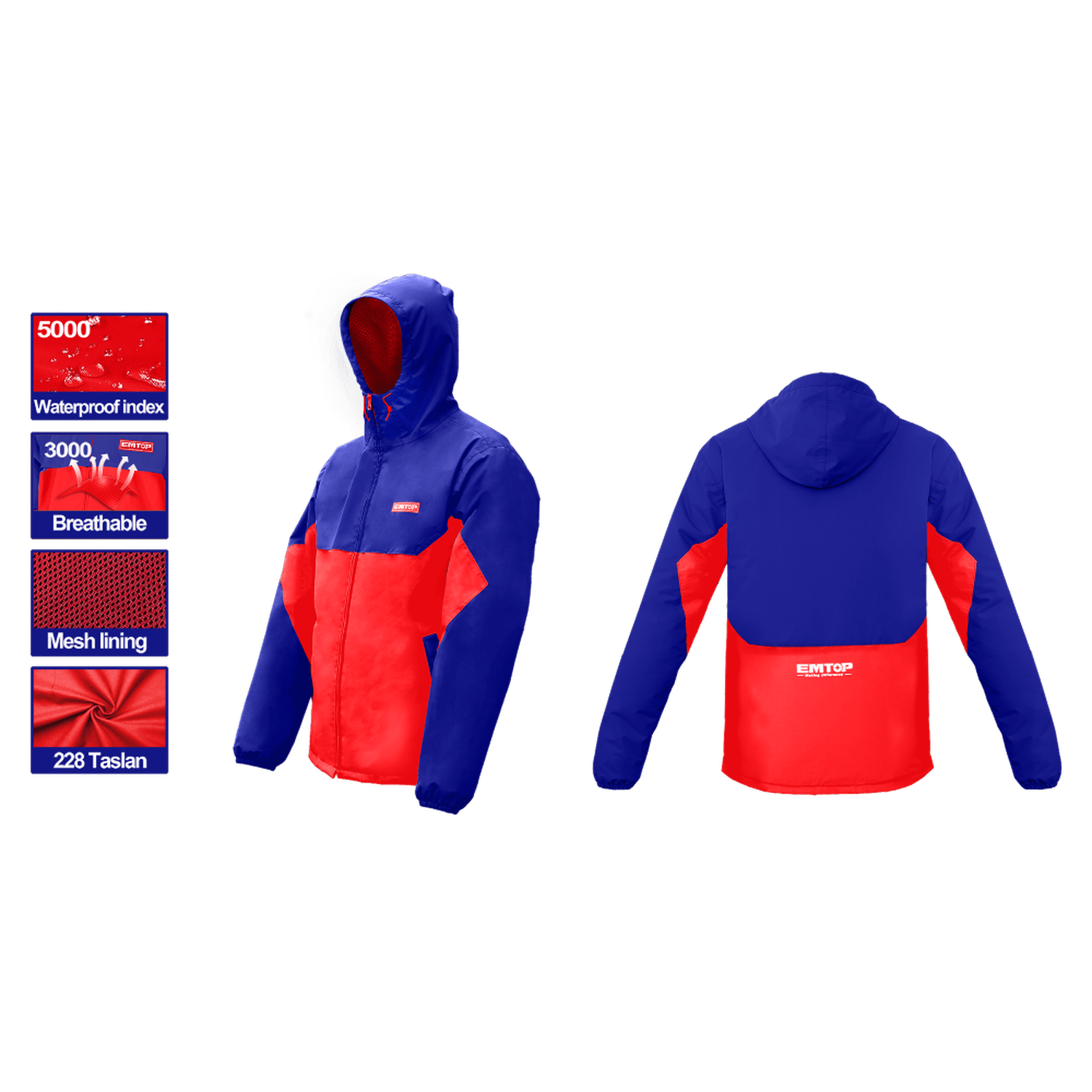 Chaqueta impermeable - EMTOP MEXICO