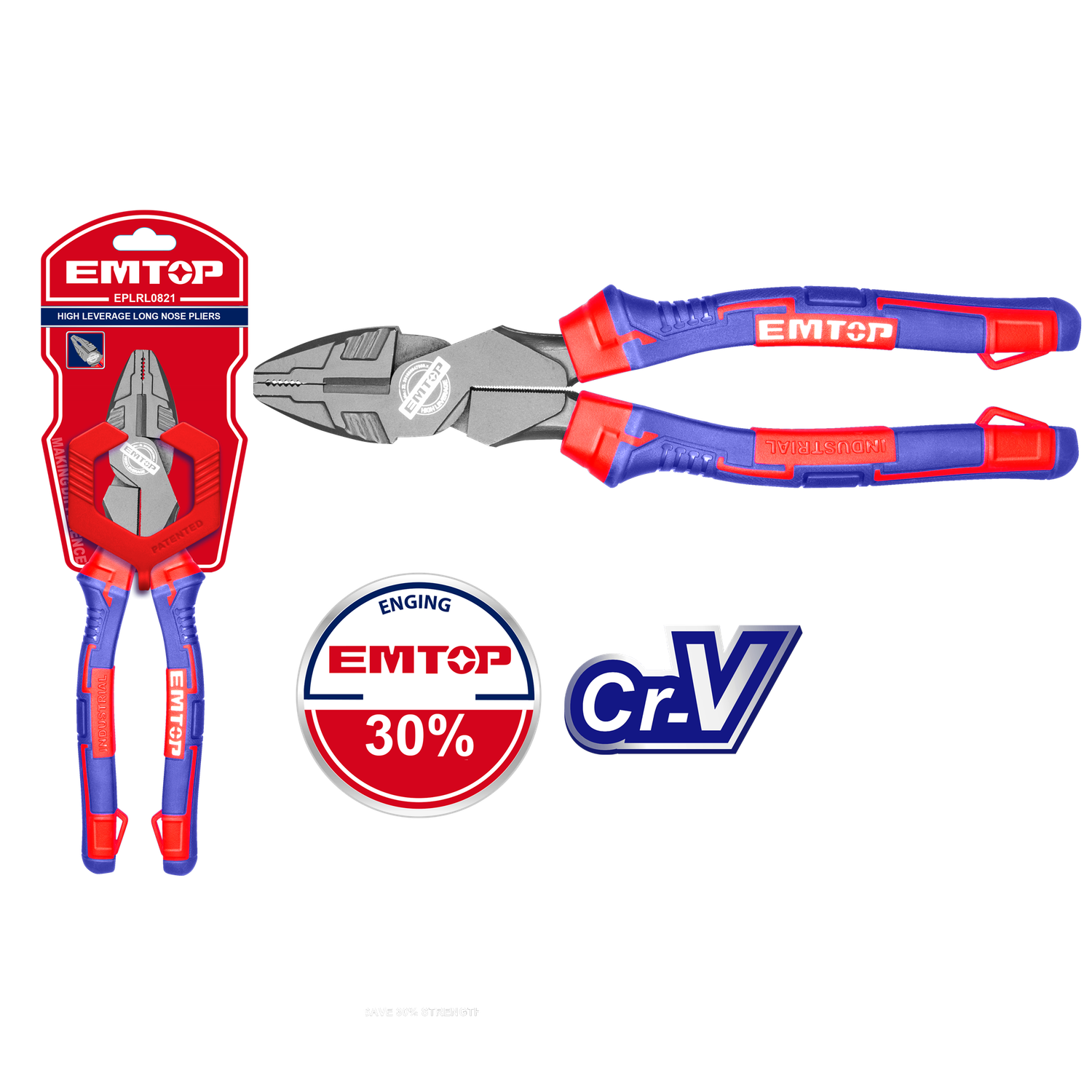 Pinza de electricista de alta palanca 9.5&quot;